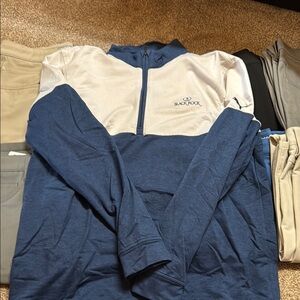 Puma Blue and White Pullover